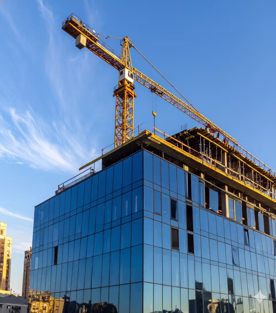 Professional Liebherr tower crane for construction projects in Ukraine - Budtekhnika Renta equipment rental